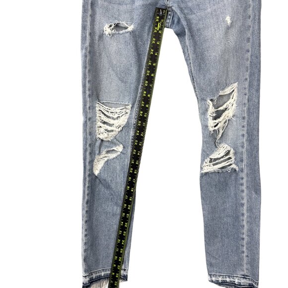 RAG & BONE “Dre” Light Wash Slim Boyfriend Women’s 26 Distressed Denim Thrashed - Picture 7 of 10